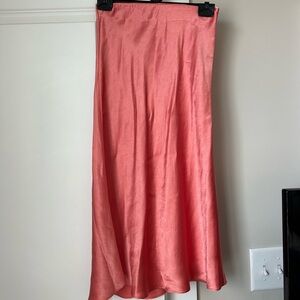 Aritzia Babaton Slip Satin Midi Skirt Size 4